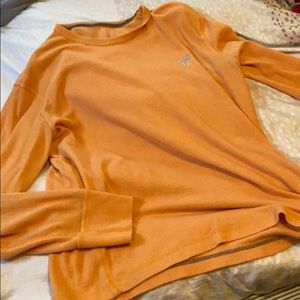 American Eagle burnt orange shirt
